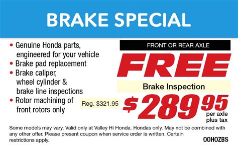 Oil Change Coupons & Brake Repair Specials in Midland, TX .